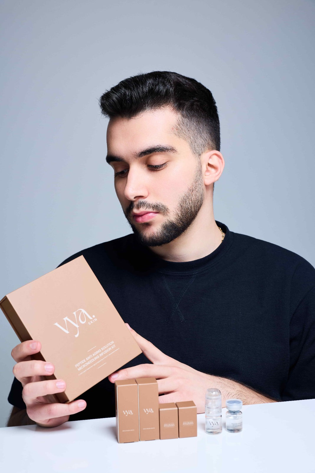 simple skincare routine using micro infusion treatment for skin rejuvenation