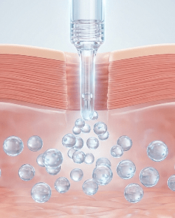 sodium hyaluronate deeply hydrating skin and improving plumpness and smooth texture