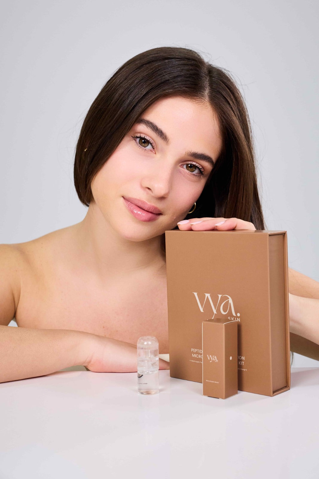 simple skincare routine using VYA products for better skin results with fewer steps