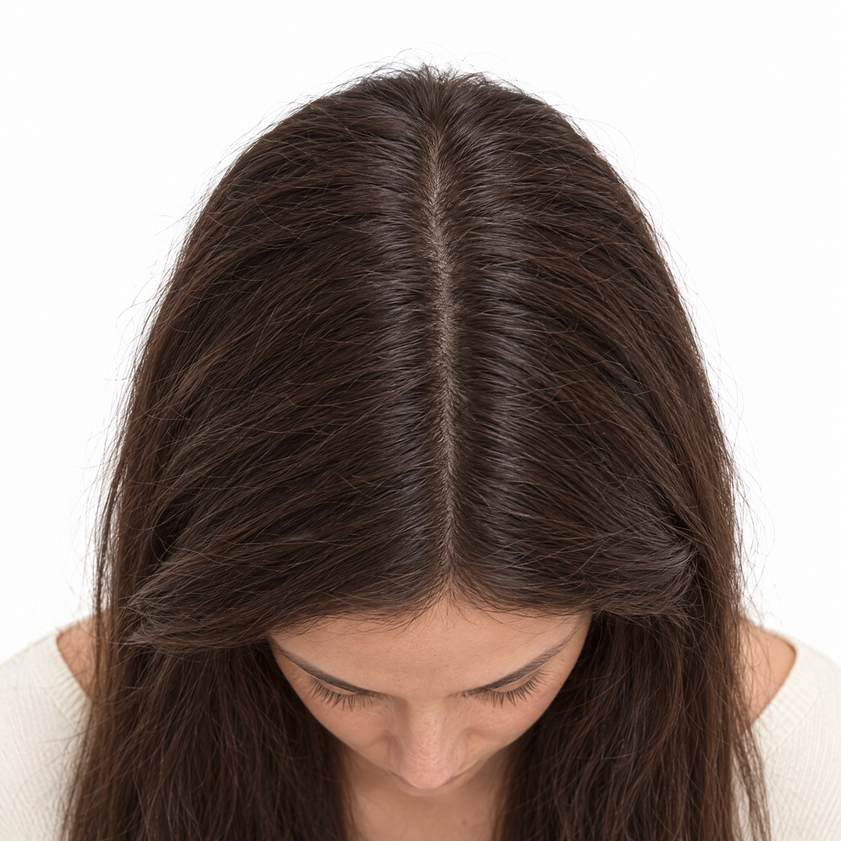 After using VYA - thicker, fuller, healthier hair